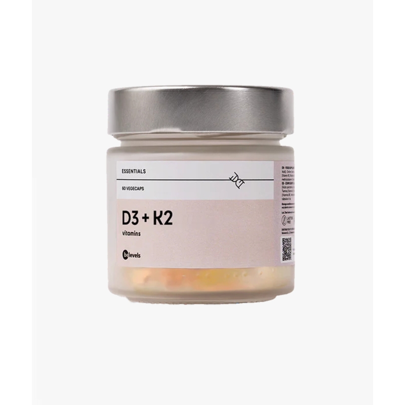 BE LEVELS ESSENTIAL D3 + K2 60 CAPSULAS