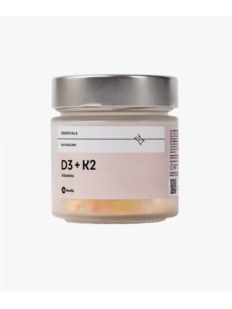 BE LEVELS ESSENTIAL D3 + K2 60 CAPSULAS