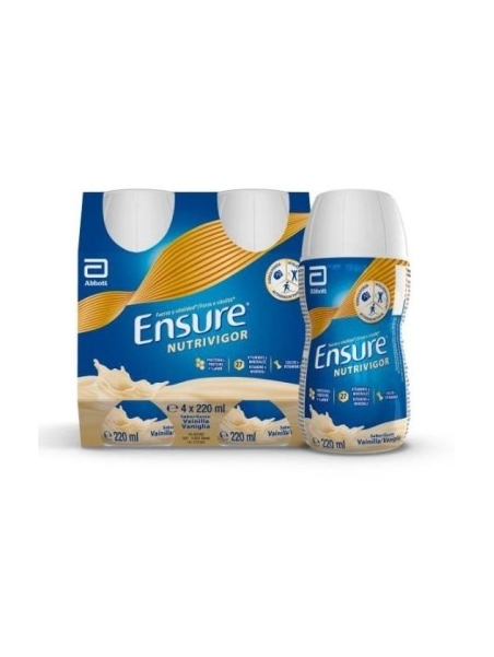 ENSURE NUTRIVIGOR 4 BOTELLA 220 ML SABOR VAINILLA
