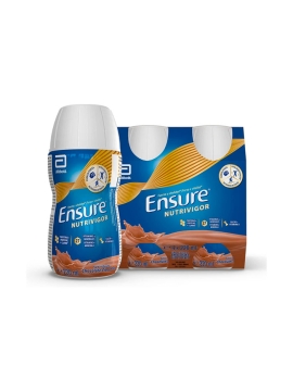 ENSURE NUTRIVIGOR 4 BOTELLAS 220 ML SABOR CHOCOLATE
