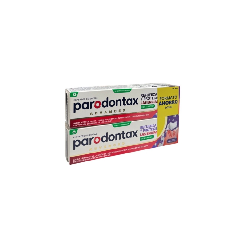 PARODONTAX REFUERZA Y PROTEGE LAS ENCIAS DENTIFRICO DUPLO 75 ML