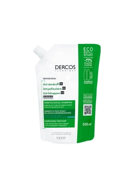 DERCOS CHAMPU ANTICASPA NORMAL-GRASO REFILL 500 ML