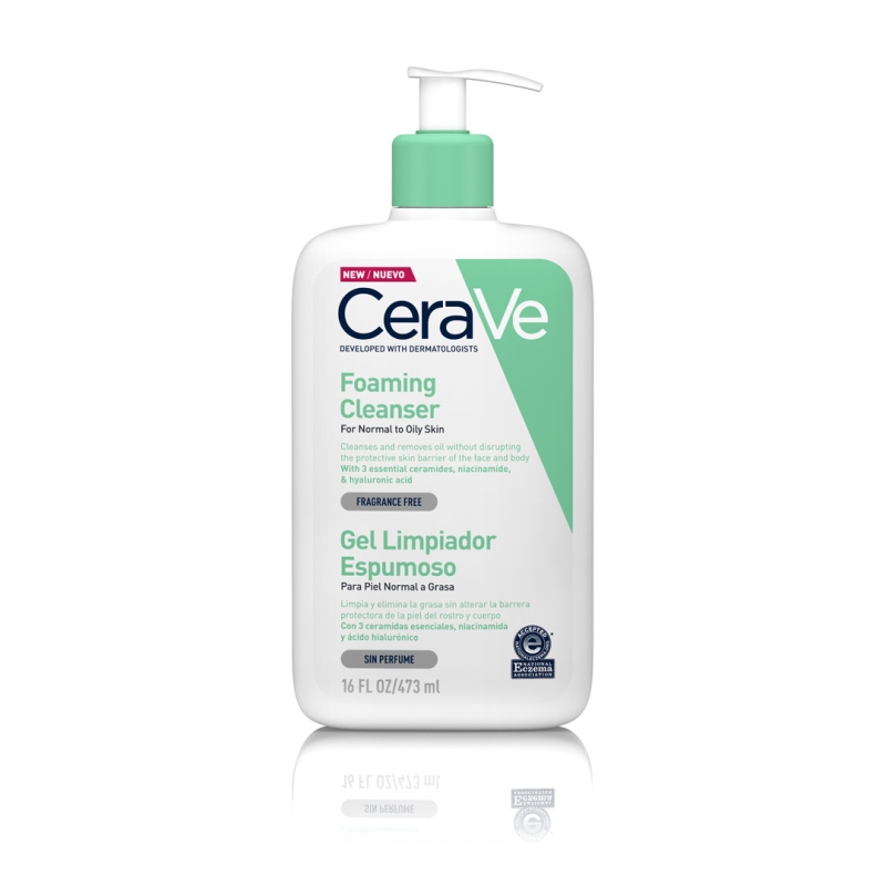 CERAVE LIMPIADOR ESPUMOSO FOAMING 473 ML