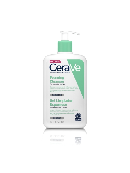 CERAVE LIMPIADOR ESPUMOSO FOAMING 473 ML