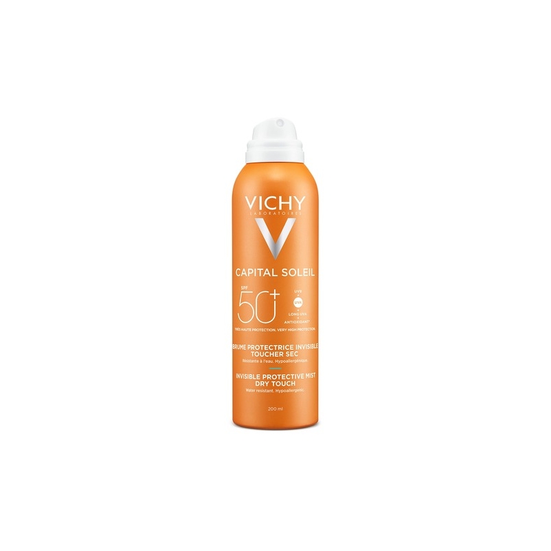 VICHY CAPITAL SOLEIL SPF 50 HYDRA BRUMA TRANSP TACTO SECO 200 ML