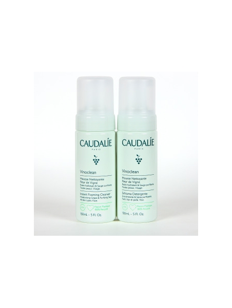 CAUDALIE DUPLO MOUSSE ESPUMA VINOCLEAN 150ML 2 UNIDADES