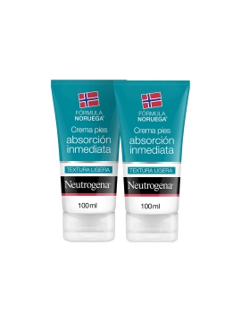 NEUTROGENA PACK CREMA PIES ABSORC.INMEDIATA 100 ML