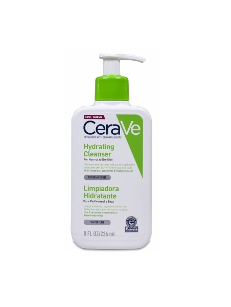 CERAVE LIMPIADORA HIDRATANTE 1 ENVASE 236 ML