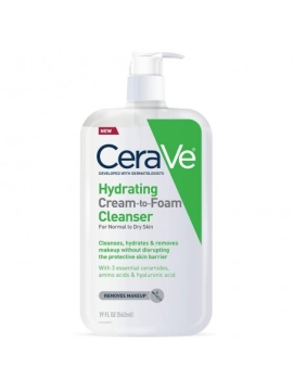 CERAVE GEL LIMPIADOR CREAM TO FOAM  1 ENVASE 473 ML