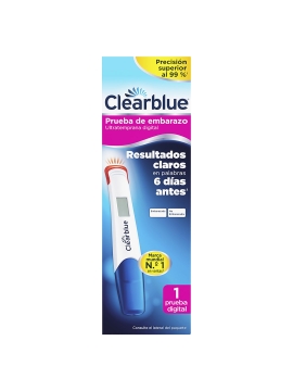 CLEARBLUE PRUEBA DE EMBARAZO ULTRATEMPRANA DIGITAL 1 PRUEBA