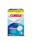 COREGA OXIGENO BIO-ACTIVO LIMPIEZA PROTESIS DENTAL 108 TABLETAS